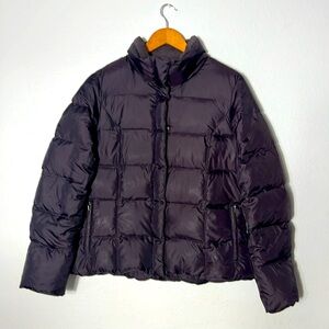 Eddie Bauer Womens EB700 Fill Power Premium Quality Goose Down Jacket Sz L VGUC